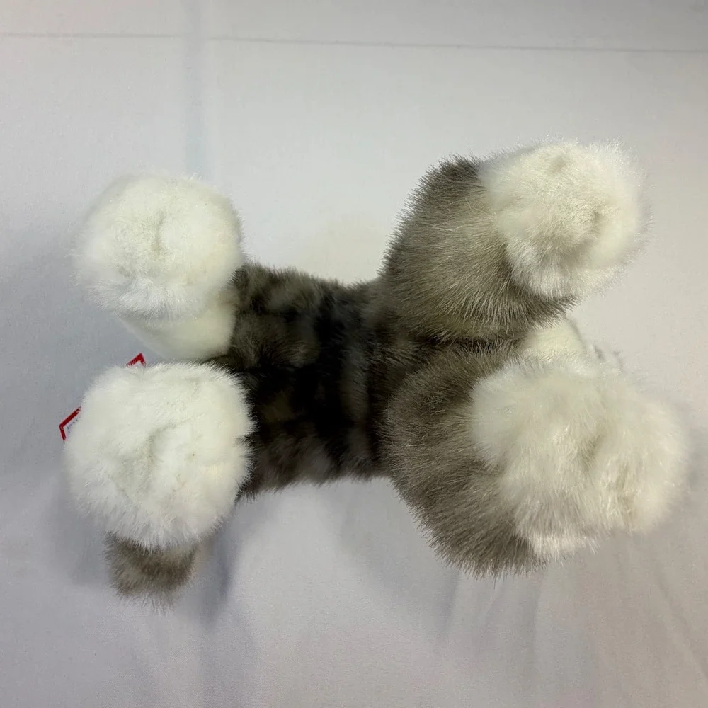 Douglas‎ Zipper Grey Tabby Cat Standing Plush Stuffed Animal Cuddle Toy